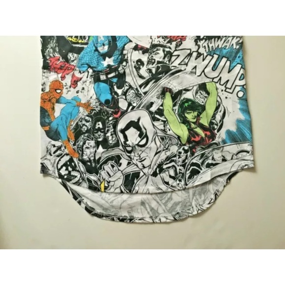 Marvel Superheroes Women’s Tank Junior Top L XL New - Picture 3 of 6